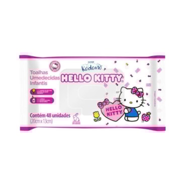 Toalha Umedecida Kodomô Hello Kitty C/48