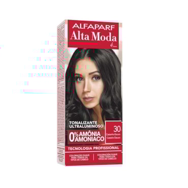 Tonalizante Alta Moda 30 Castanho Escuro