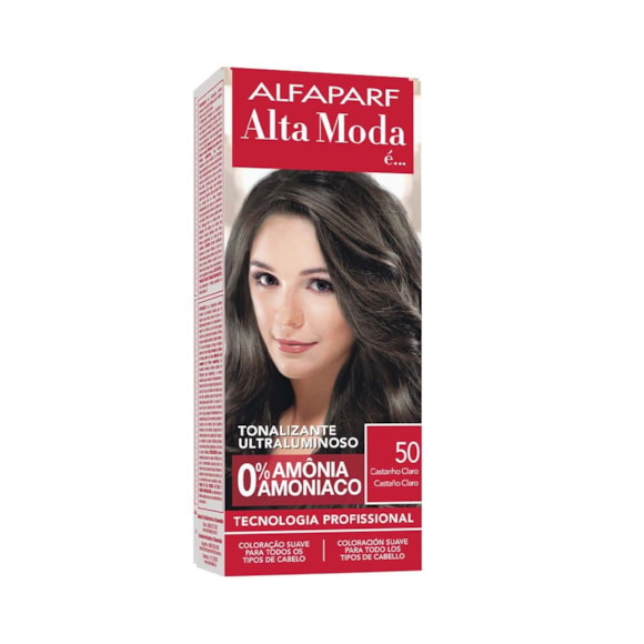 Tonalizante Alta Moda 50 Castanho Claro