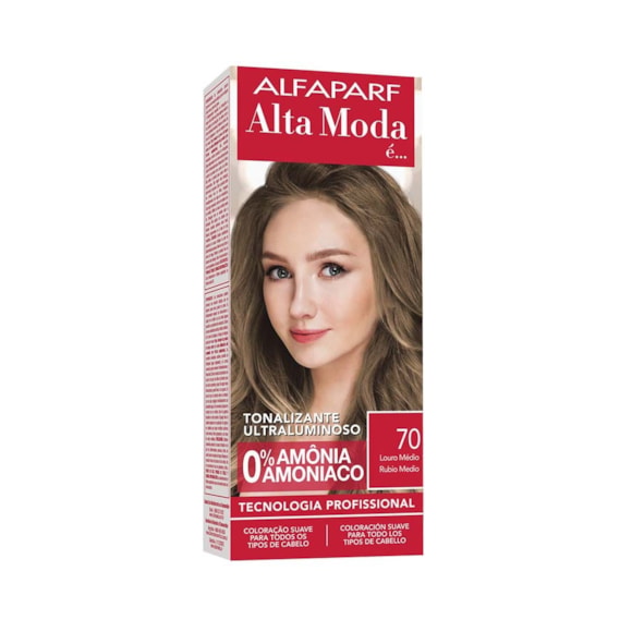 Tonalizante Alta Moda 70 Louro Médio