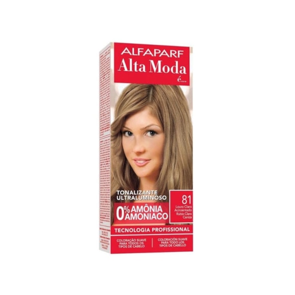 Tonalizante Alta Moda 81 Louro Claro Acinzentado
