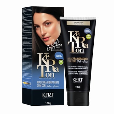 Tonalizante Banho De Brilho Keraton Café Expresso Castanho Escuro