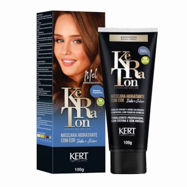Tonalizante Banho De Brilho Keraton Mel Escuro Cravo
