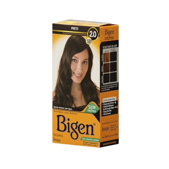 Tonalizante Bigen 2.0 Preto