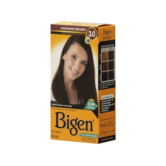 Tonalizante Bigen 3.0 Castanho Escuro