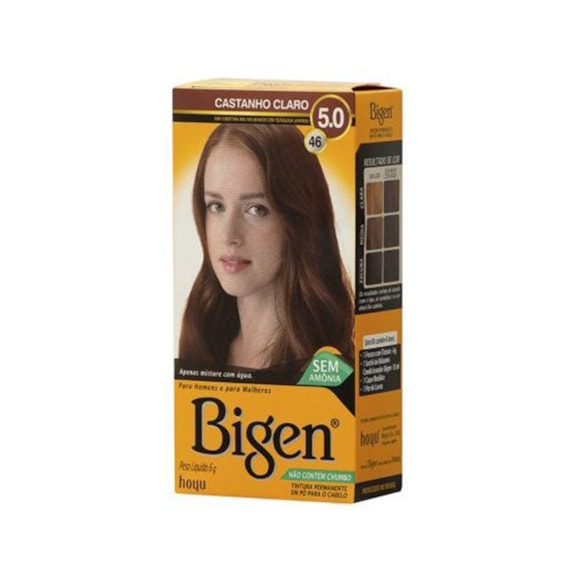 Tonalizante Bigen 5.0 Castanho Claro