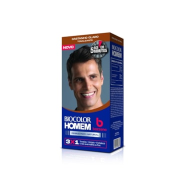 Tonalizante Biocolor Homem Castanho Claro