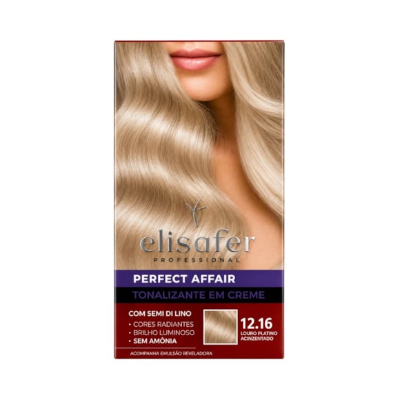 Tonalizante Color Affair 12.16 Louro Platino Acinzentado