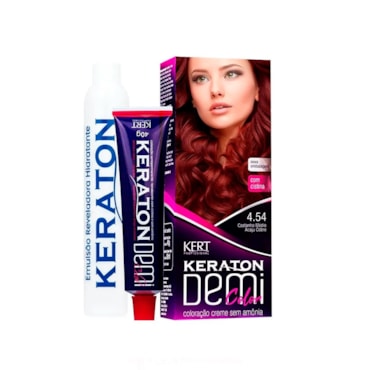 Tonalizante Demi Color 4.54 Castanho Médio Acaju Cobre