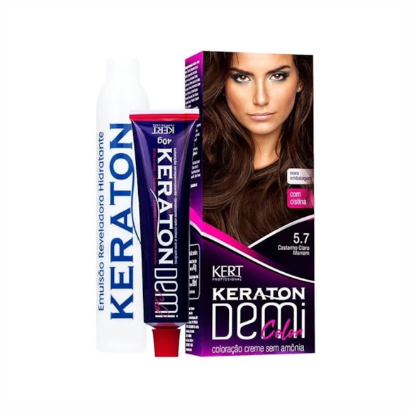 Tonalizante Demi Color 5.7 Castanho Claro Marrom