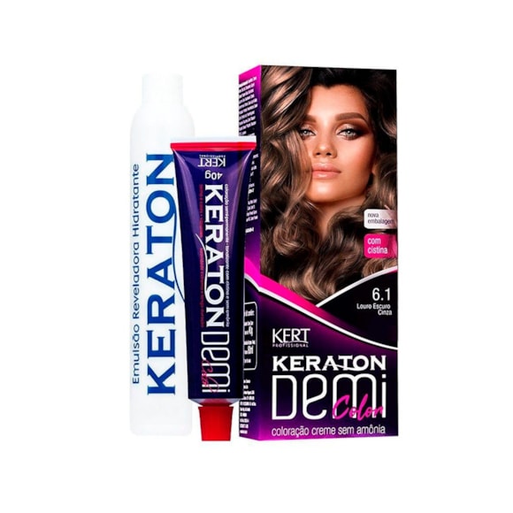 Tonalizante Demi Color 6.1 Louro Escuro Cinza