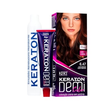 Tonalizante Demi Color 6.47 Louro Escuro Cobre Marrom