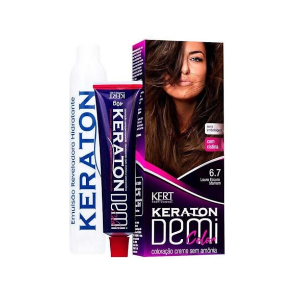 Tonalizante Demi Color 6.7 Louro Escuro Marrom