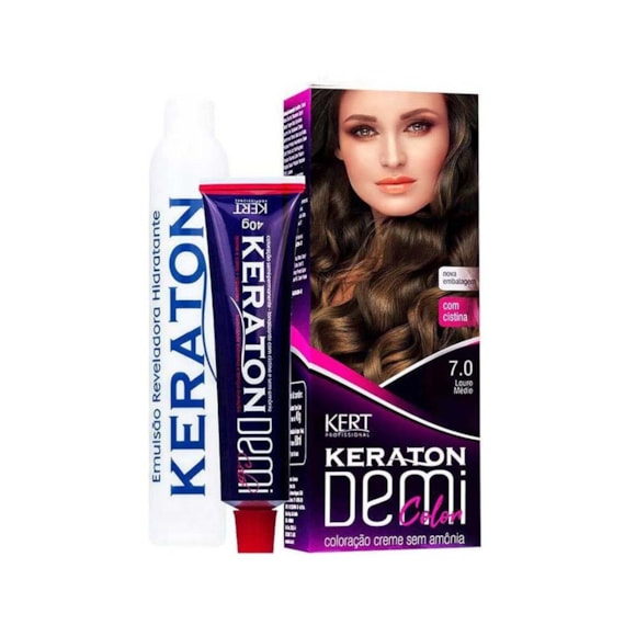 Tonalizante Demi Color 7.0 Louro Médio