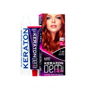 Tonalizante Demi Color 7.44 Louro Médio Cinza Intenso