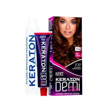 Tonalizante Demi Color 7.77 Louro Médio Marrom Intenso