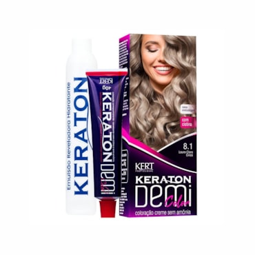 Tonalizante Demi Color 8.1 Louro Claro Cinza