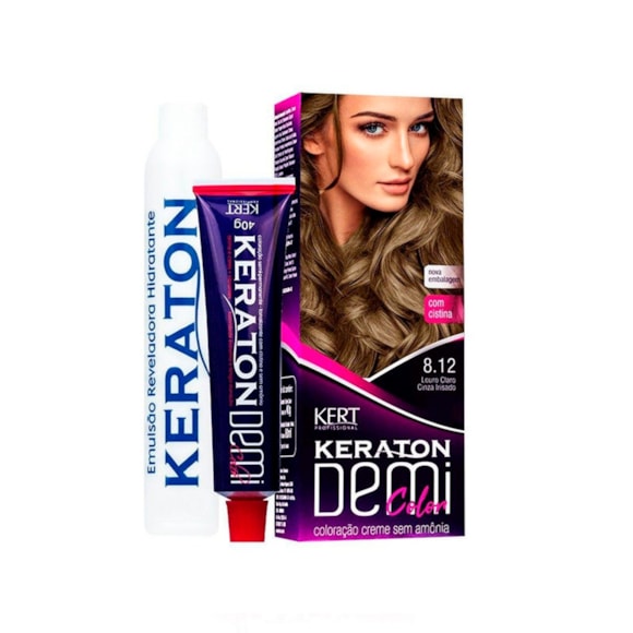 Tonalizante Demi Color 8.12 Louro Claro Cinza Irisado