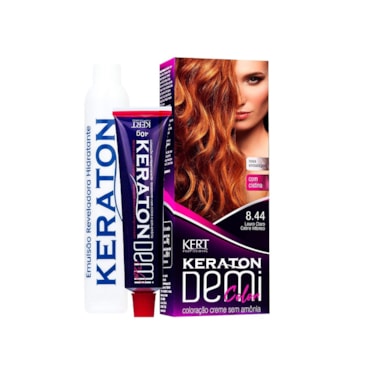 Tonalizante Demi Color 8.44 Louro Claro Cinza Intenso