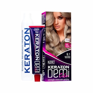 Tonalizante Demi Color 9.1 Louro Muito Claro Cinza