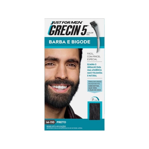 Tonalizante Grecin 5 Bigode Preto