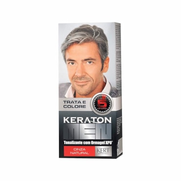 Tonalizante Keraton Men Cinza Natural