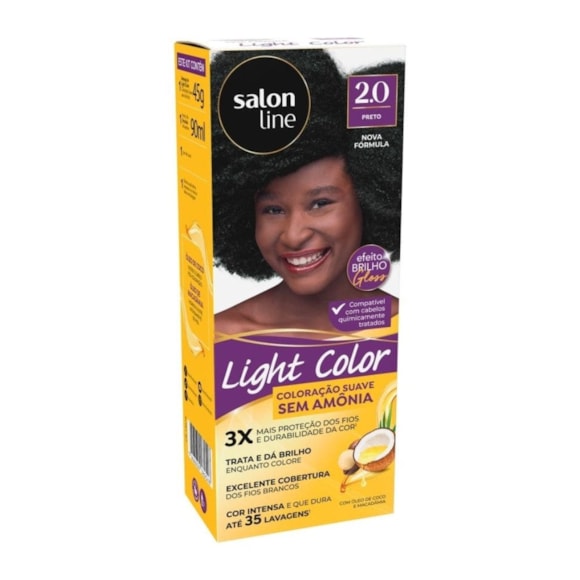 Tonalizante Light Color 2.0 Preto