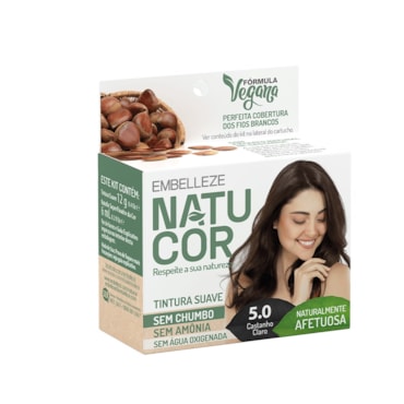 Tonalizante Natucor 5.0 Castanho Claro