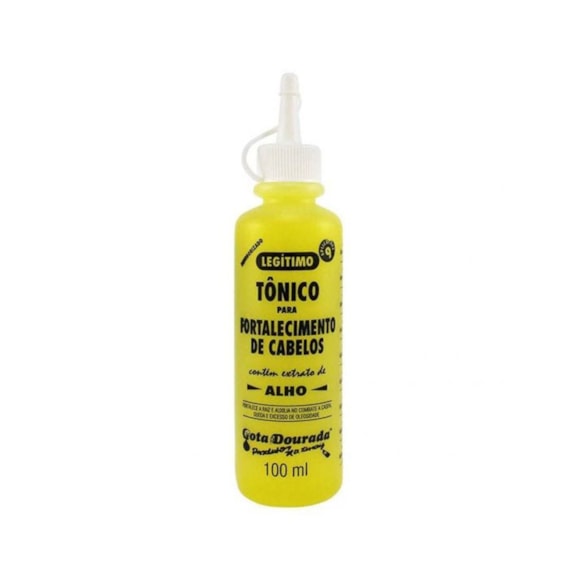 Tônico Capilar Gota Dourada Fortalecimento Alho 100ml