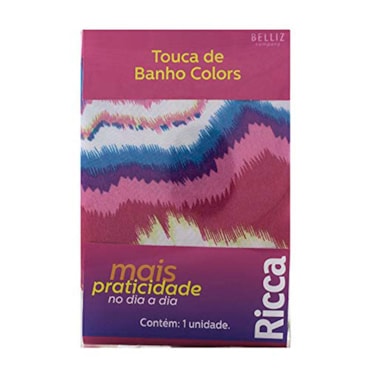 Touca Banho Ricca Cetim Colors 1Un