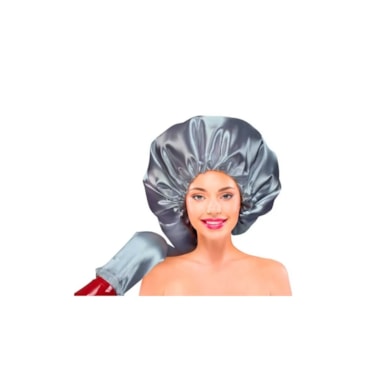 Touca Cetim Difusora Santa Clara Prata