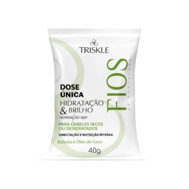 Triskle Dose Única Hidra E Brilho 40g