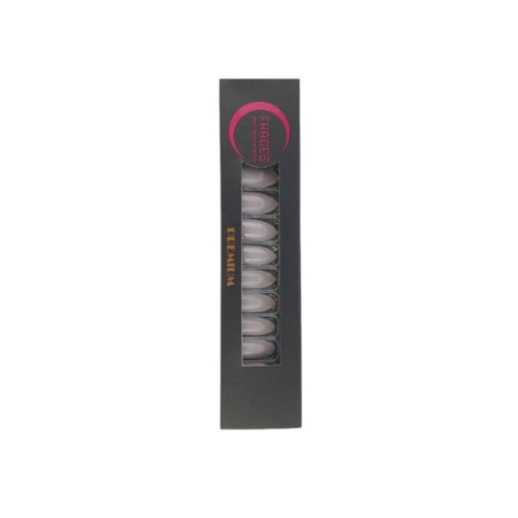 Unhas Fhaces Linha Premium Stiletto Nude Tutu