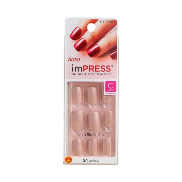 Unhas Postiças Kiss Impress Girlie Girl