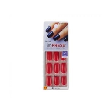 Unhas Postiças Kiss Impress Rather