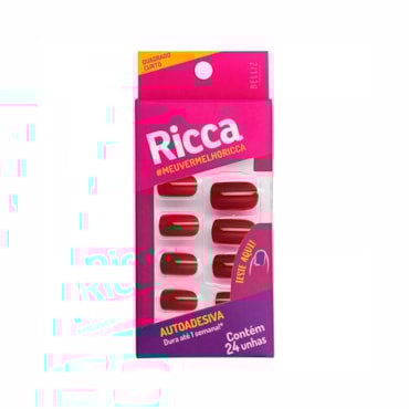 Unhas Postiças Ricca Autoadesiva