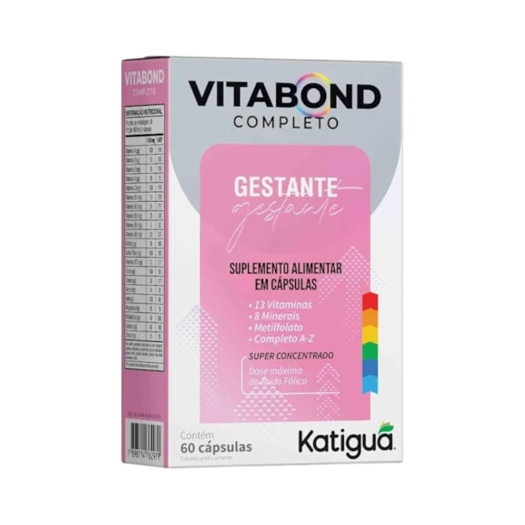 Vitabond Katiguá Completo Gestante 60 Cápsulas