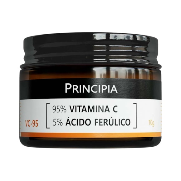 Vitamina C Pura Principia 95% + 5% Ácido Ferúlico Pó Ultrafino 10g